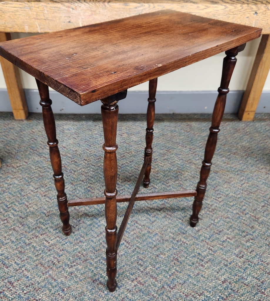 Refinished antique side table